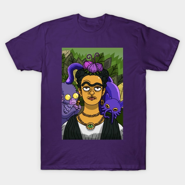 Fricka - Frida Kahlo and Rick tribute T-Shirt by Piezaroth